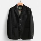 Hartwell | Men’s Single Breasted Casual Blazer | Notch Lapel Patch Pockets Daily Wear-Men Blazer-Eltrendio