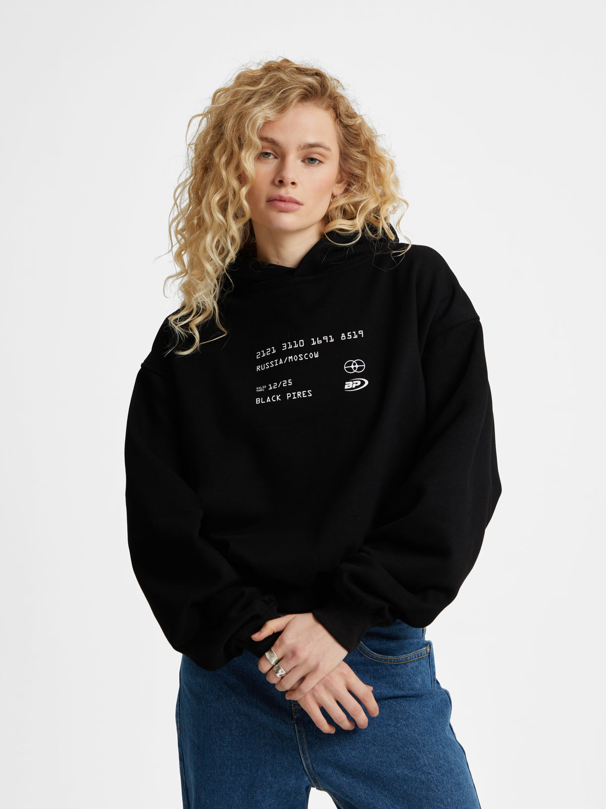 Jordan | Unisex Printed Cropped Hoodie | Oversized Fleece Lined-Eltrendio
