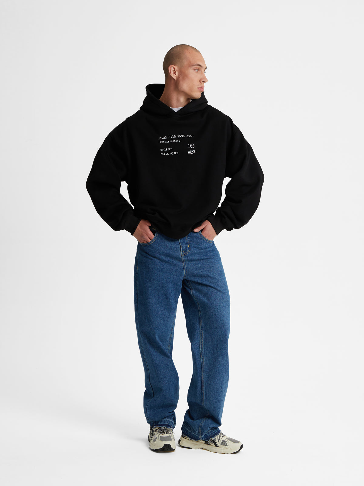 Jordan | Unisex Printed Cropped Hoodie | Oversized Fleece Lined-Eltrendio