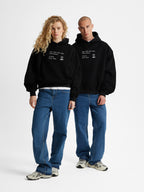 Jordan | Unisex Printed Cropped Hoodie | Oversized Fleece Lined-Eltrendio