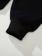Jordan | Unisex Printed Cropped Hoodie | Oversized Fleece Lined-Eltrendio
