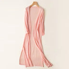 Josephine | Women’s Long Cardigan | Open Front Layer-Women Cardigan-Eltrendio