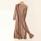 Josephine | Women’s Long Cardigan | Open Front Layer-Women Cardigan-Eltrendio