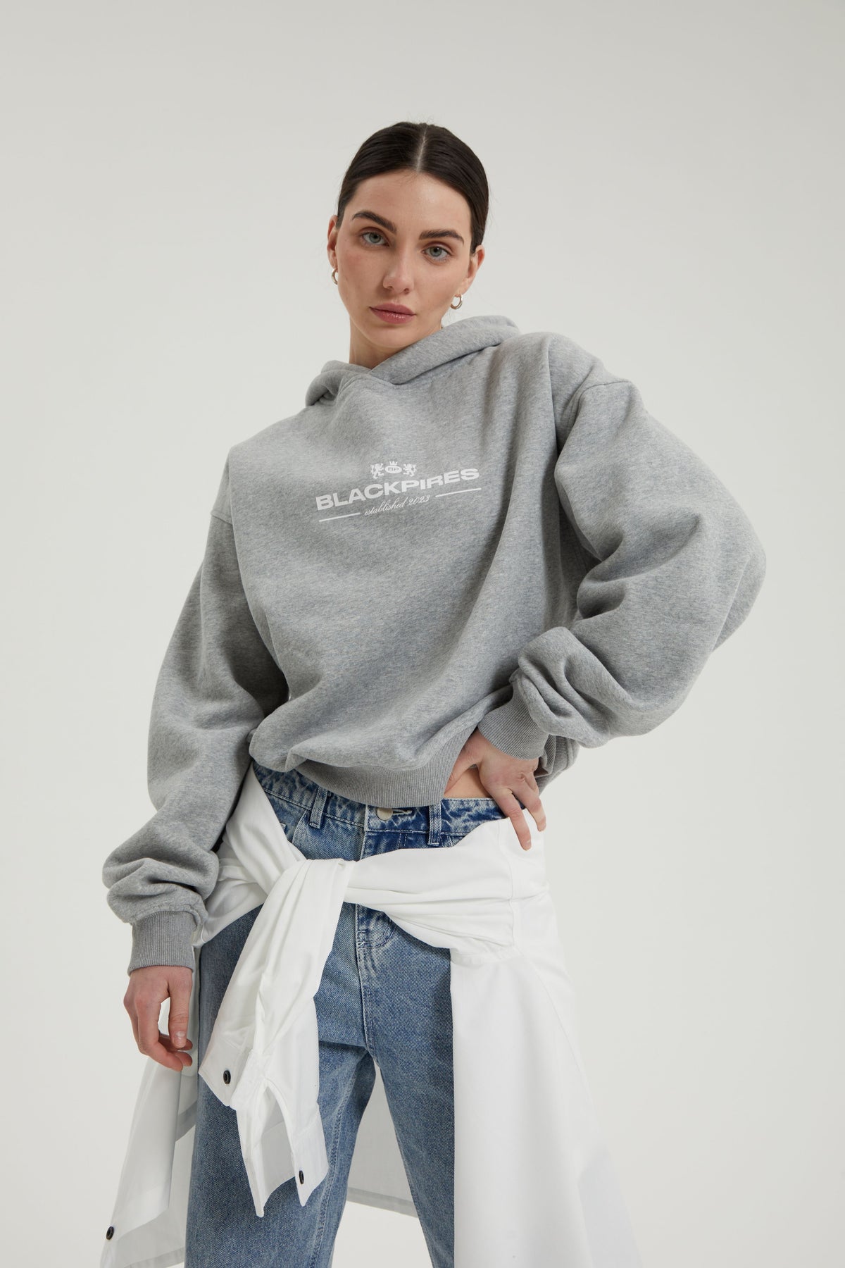 Kai | Unisex Printed Cropped Hoodie | Oversized Streetwear-Eltrendio