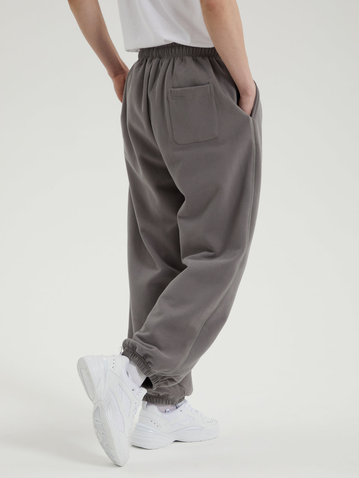 Logan | Men's Wide Sweatpants | Fleece Lined Drawstring Straight Leg-Eltrendio