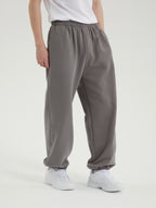Logan | Men's Wide Sweatpants | Fleece Lined Drawstring Straight Leg-Eltrendio