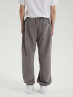 Logan | Men's Wide Sweatpants | Fleece Lined Drawstring Straight Leg-Eltrendio