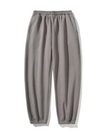 Logan | Men's Wide Sweatpants | Fleece Lined Drawstring Straight Leg-Eltrendio