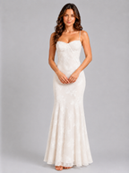Lucinda | Women’s Maxi Dress | Sweetheart Neck Strappy Wedding Guest-Women Dress-Eltrendio