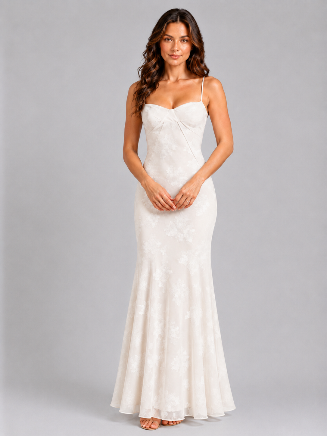 Lucinda | Women’s Maxi Dress | Sweetheart Neck Strappy Wedding Guest-Women Dress-Eltrendio