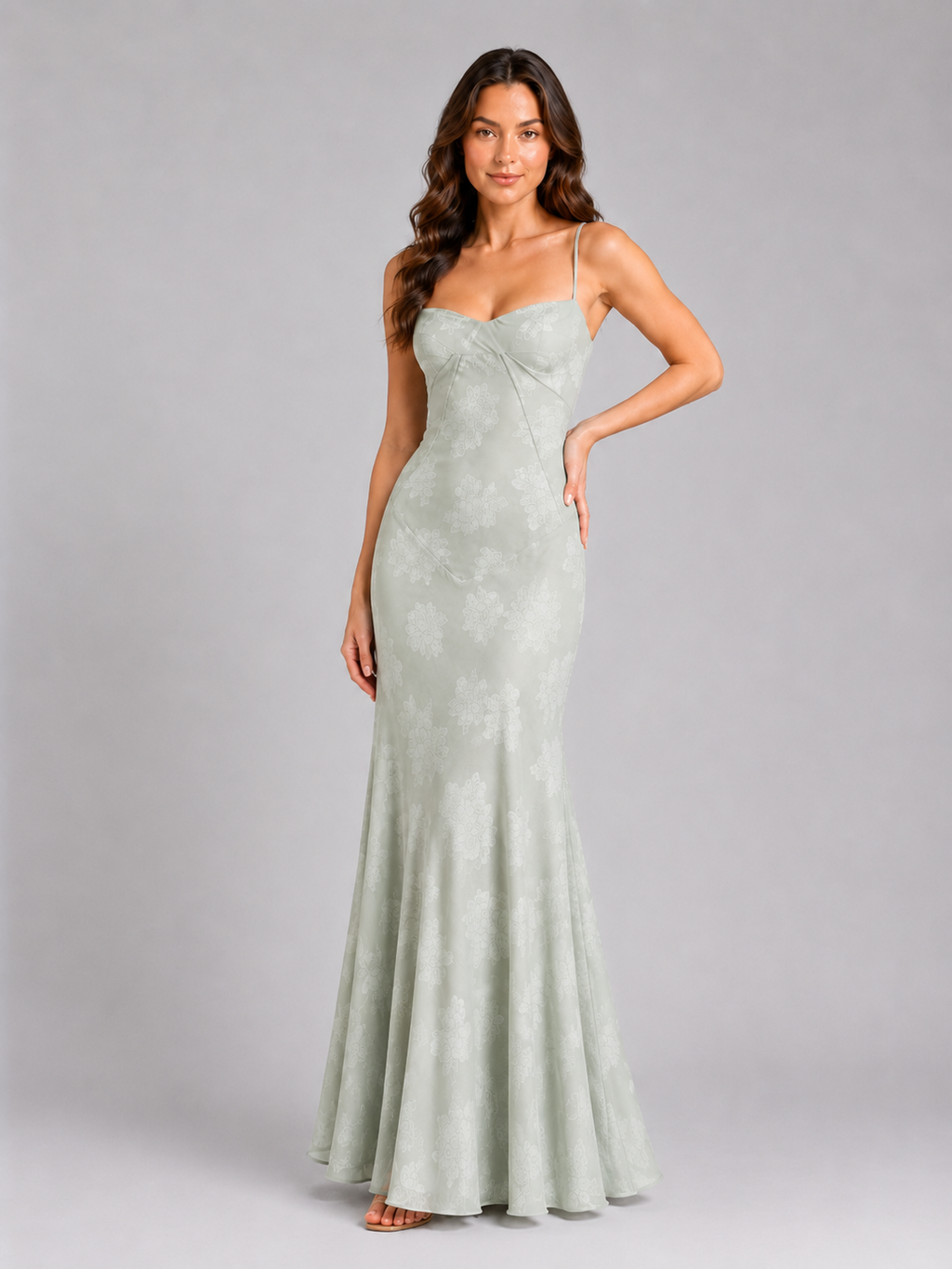 Lucinda | Women’s Maxi Dress | Sweetheart Neck Strappy Wedding Guest-Women Dress-Eltrendio
