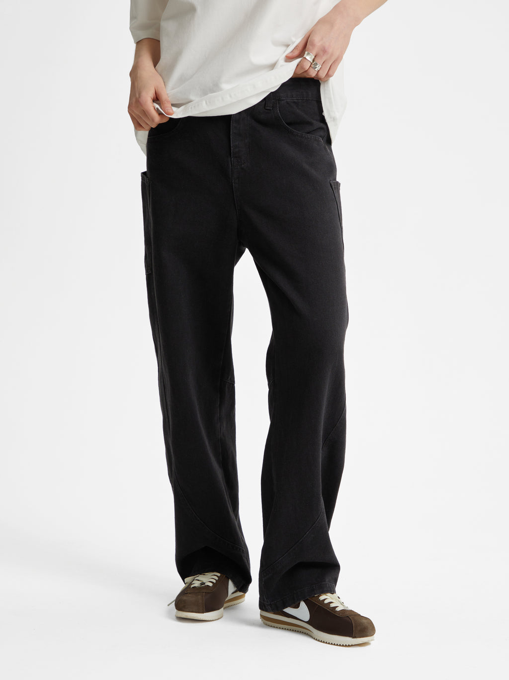 Maddox | Men's Baggy Jeans | Wide Leg Utility Y2K Style-Eltrendio