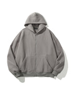 Rowan | Unisex Oversized Zip Hoodie | Fleece Lined Layering Style-Eltrendio