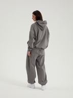 Rowan | Unisex Oversized Zip Hoodie | Fleece Lined Layering Style-Eltrendio