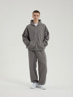 Rowan | Unisex Oversized Zip Hoodie | Fleece Lined Layering Style-Eltrendio