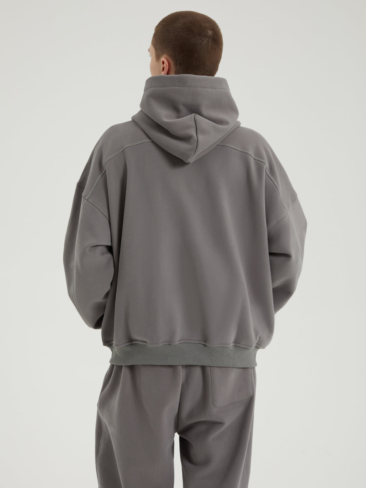 Rowan | Unisex Oversized Zip Hoodie | Fleece Lined Layering Style-Eltrendio