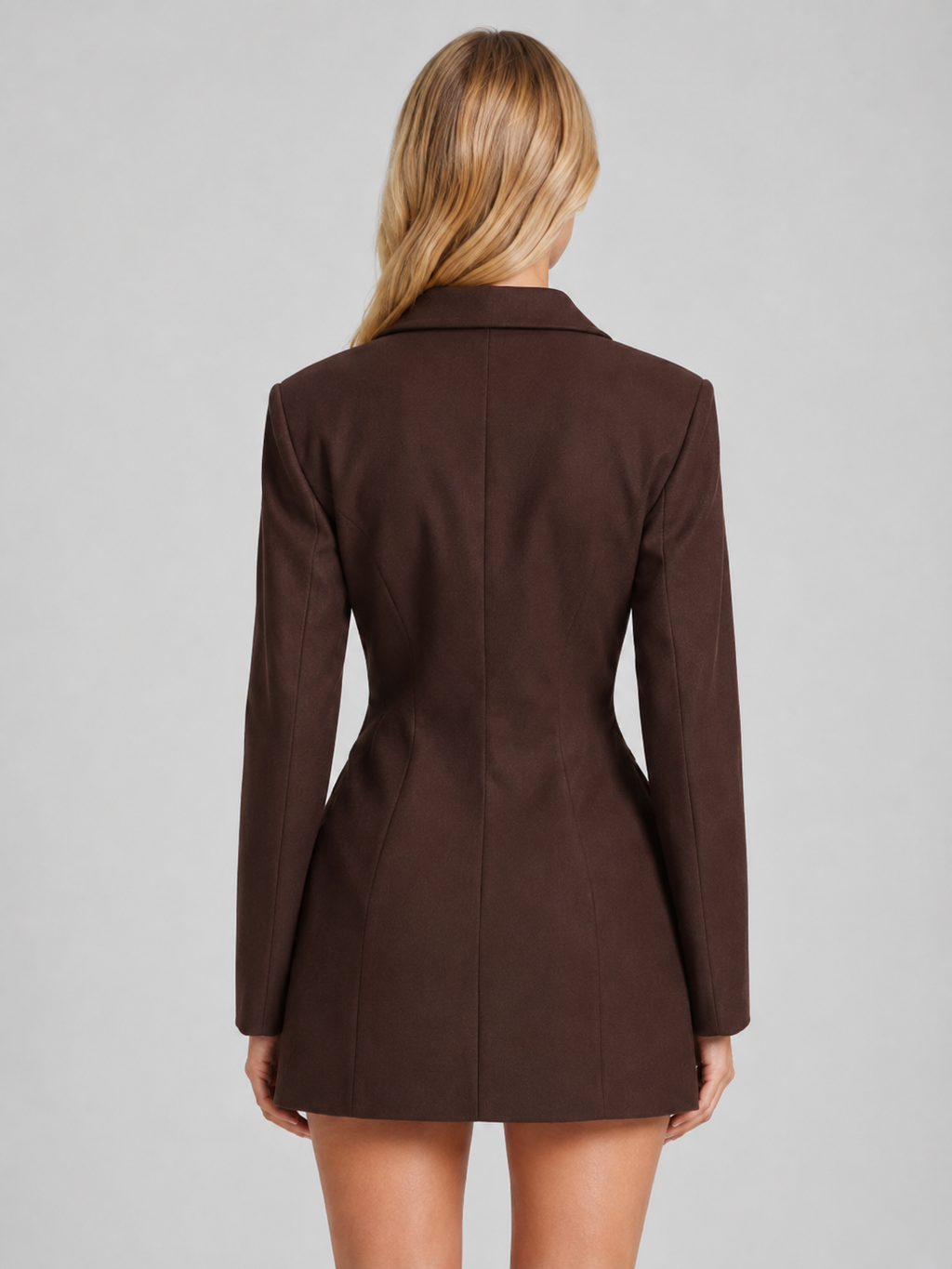 Monroe | Women’s Mini Dress | Blazer Double Breasted Cocktail-Women Dress-Eltrendio