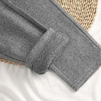 Oliver | Men's Herringbone Trousers | High Waist Smart Casual Trousers-Men Pants-Eltrendio