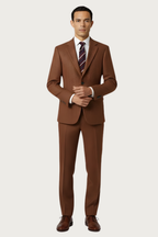 Oliver | Men's Textured Suit Set | Two Piece Business Suit-Men Outfit Set-Eltrendio
