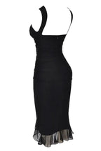 Olivia | Women’s Sleeveless Midi Dress | Ruched Detail Asymmetrical Hem Wedding Guest Dress-Women Dress-Eltrendio