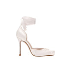 Phoebe | Women’s Ankle Strap High Heel Shoes | Bow Detail Square Toe Cocktail Party Wear-Women Shoes-Eltrendio