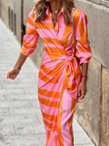 Phoebe | Women's Printed Wrap Maxi Dress | Tie Waist Wedding Guest-Women Dress-Eltrendio