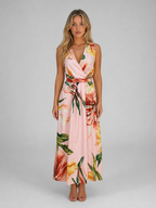 Savannah | Women’s Maxi Dress | Floral Wrap Wedding Guest-Women Dress-Eltrendio