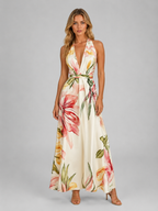 Savannah | Women’s Maxi Dress | Floral Wrap Wedding Guest-Women Dress-Eltrendio