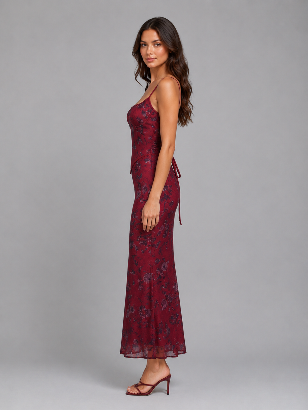 Scarlett | Women’s Maxi Dress | Corset Floral Cocktail-Women Dress-Eltrendio