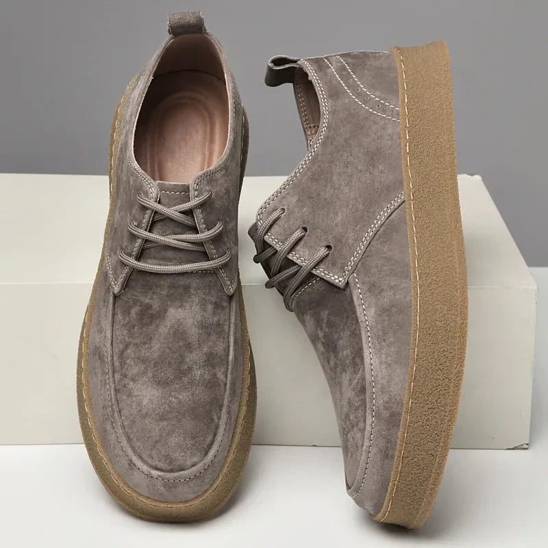 Men Lace Up Shoes | Moc Toe Casual Design-Men Shoes-Eltrendio