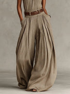 Sienna | Women’s Jumpsuit | Halter Neck Wide Leg-Women Jumpsuit-Eltrendio