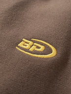 Theo | Unisex Half Zip Sweatshirt | Oversized Retro Collar Style-Eltrendio