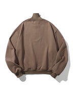 Theo | Unisex Half Zip Sweatshirt | Oversized Retro Collar Style-Eltrendio