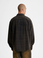 Theo | Unisex Oversized Shirt | Check Long Sleeve Casual Style-Eltrendio