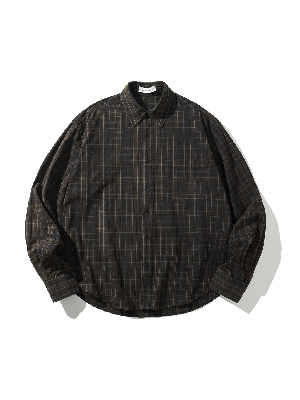 Theo | Unisex Oversized Shirt | Check Long Sleeve Casual Style-Eltrendio