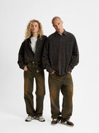 Theo | Unisex Oversized Shirt | Check Long Sleeve Casual Style-Eltrendio