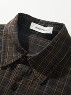 Theo | Unisex Oversized Shirt | Check Long Sleeve Casual Style-Eltrendio