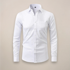 Thomas | Men’s Button Front Shirt | Collared Wedding Shirt-Men Shirt-Eltrendio