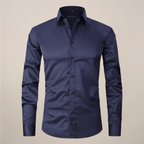 Thomas | Men’s Button Front Shirt | Collared Wedding Shirt-Men Shirt-Eltrendio