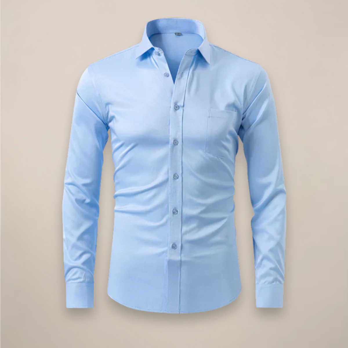 Thomas | Men’s Button Front Shirt | Collared Wedding Shirt-Men Shirt-Eltrendio