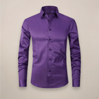 Thomas | Men’s Button Front Shirt | Collared Wedding Shirt-Men Shirt-Eltrendio