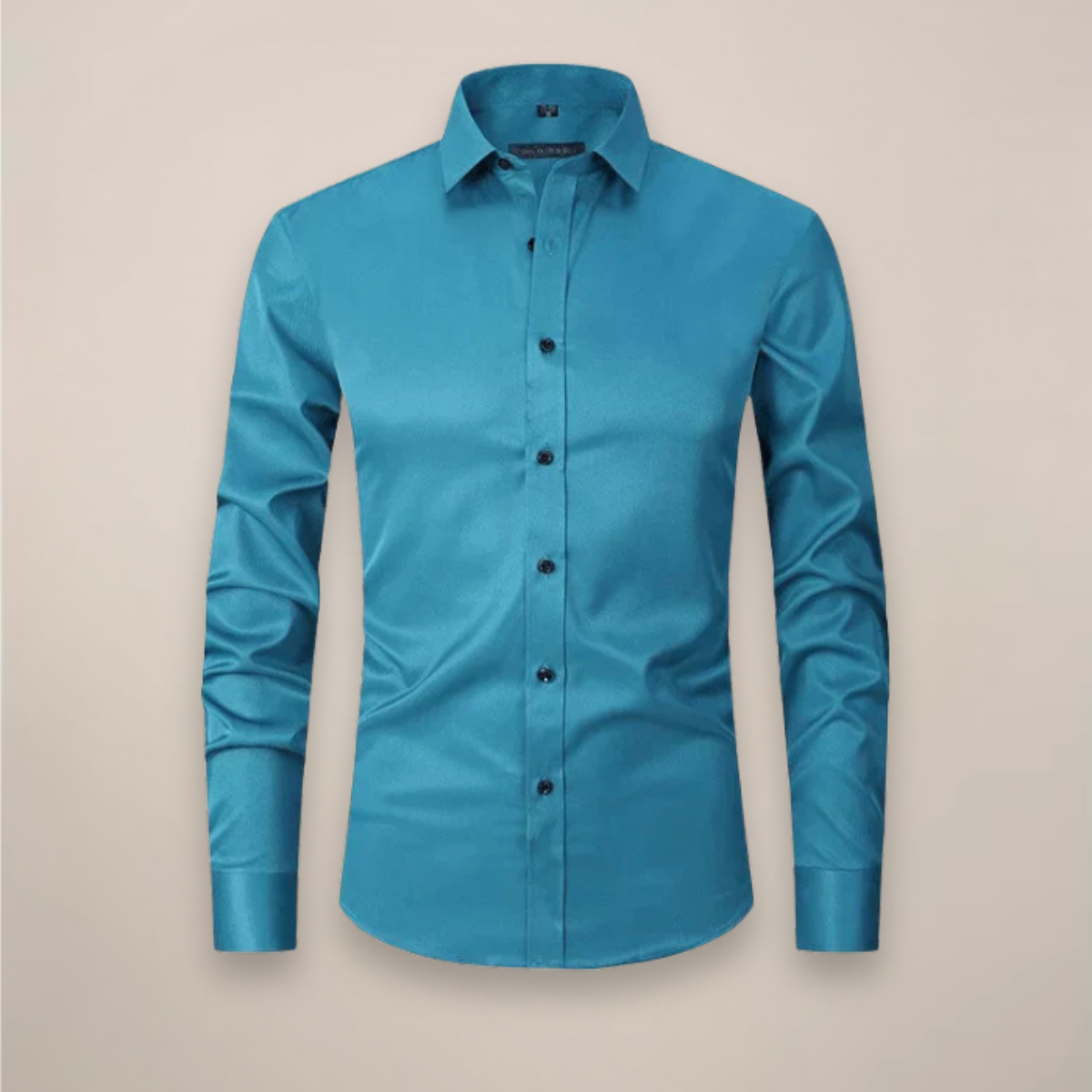 Thomas | Men’s Button Front Shirt | Collared Wedding Shirt-Men Shirt-Eltrendio