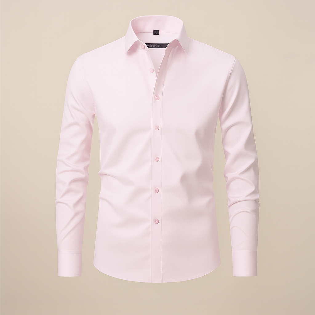 Thomas | Men’s Button Front Shirt | Collared Wedding Shirt-Men Shirt-Eltrendio