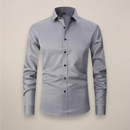 Thomas | Men’s Button Front Shirt | Collared Wedding Shirt-Men Shirt-Eltrendio