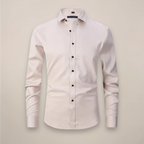 Thomas | Men’s Button Front Shirt | Collared Wedding Shirt-Men Shirt-Eltrendio