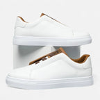Weston | Men’s Low Top Sneakers | Lace Up Solid Colour Casual Footwear-Men Shoes-Eltrendio