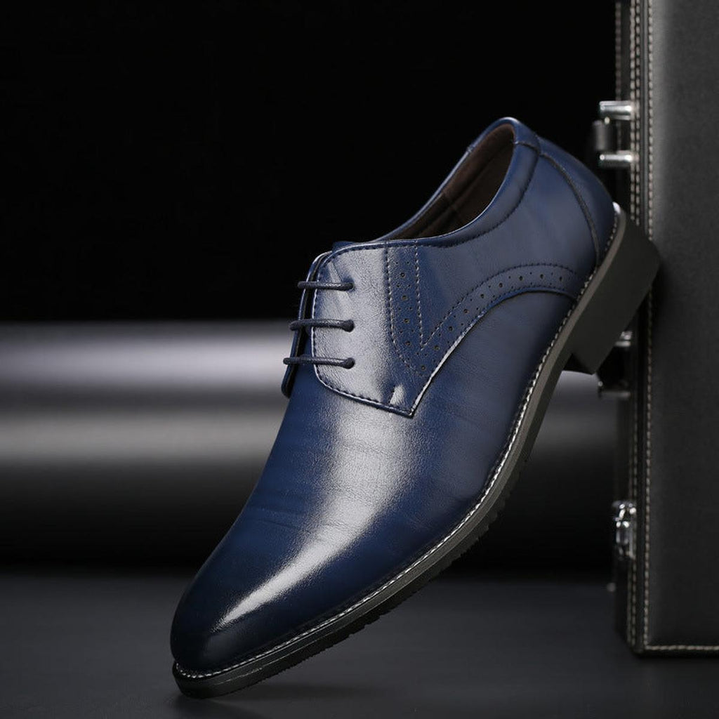 Winston | Men's Derby Shoes | Lace Up Business Formal Footwear-Men Shoes-Eltrendio