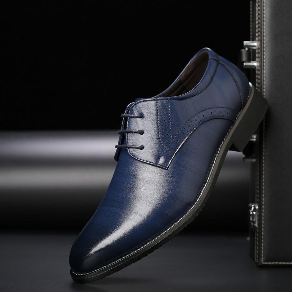 Winston | Men's Derby Shoes | Lace Up Business Formal Footwear-Men Shoes-Eltrendio