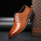 Winston | Men's Derby Shoes | Lace Up Business Formal Footwear-Men Shoes-Eltrendio