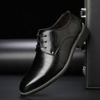 Winston | Men's Derby Shoes | Lace Up Business Formal Footwear-Men Shoes-Eltrendio